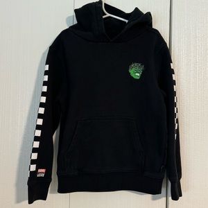 Toddler boys Marvel x Vans Hulk hoodie. Size 5